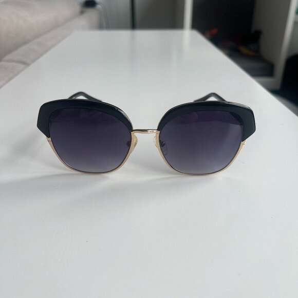 Black & Gold Balmain Sunglasses (BL2506_01) main image 5